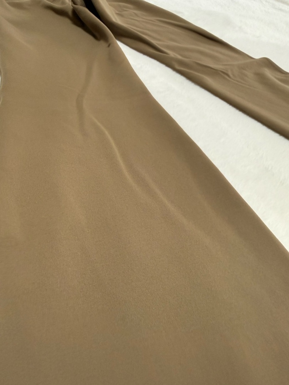LULULEMON TNA High Waist Leggings Flared Olive Brown Size XS EUC - Picture 9 of 13